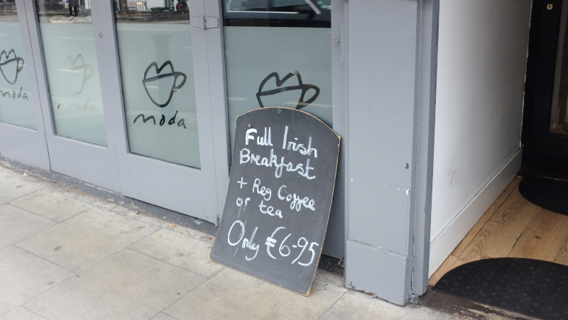 Cafe Moda Rathmines Dublin