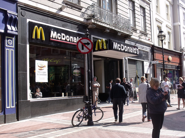 ダブリンのマクドナルド McDonalds Dublin